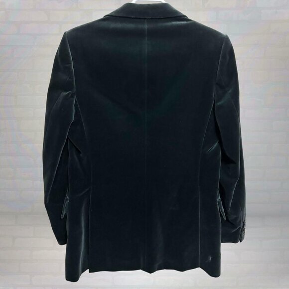 90s Yves Saint Laurent Velvet Blazer Jacket Size Small - Picture 2 of 7